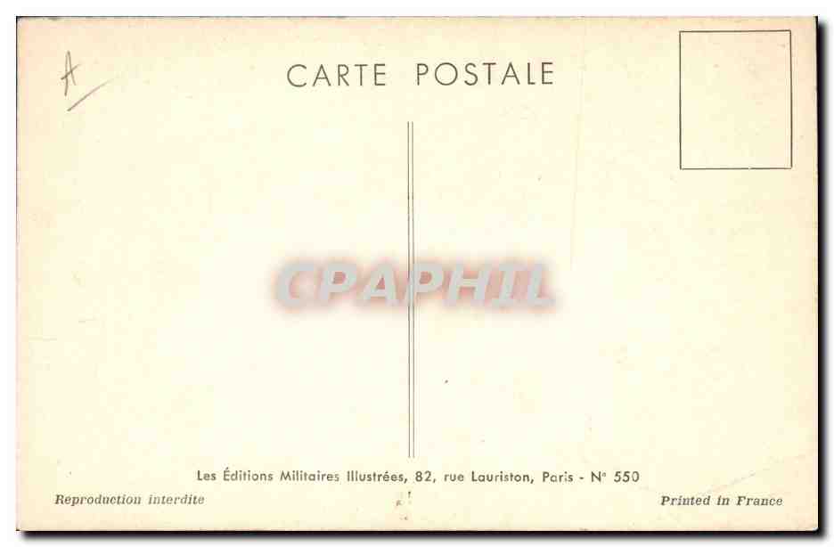 Pologne, France, Angleterre — soldats en uniforme — Mauric Toussaint 1939 — Rückseite