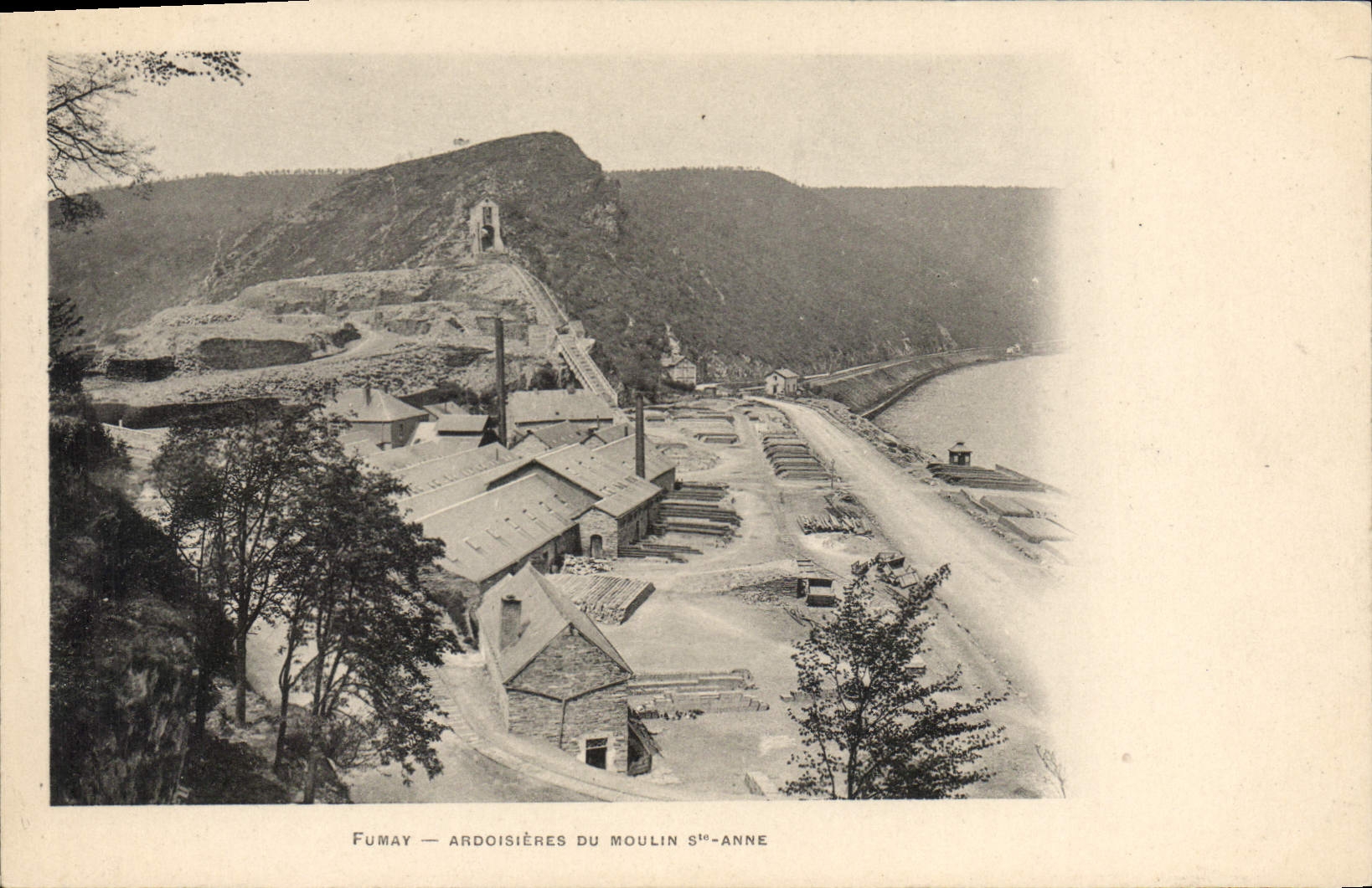 CPA Fumay Ardoisieres du moulin Ste Anne