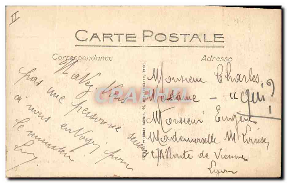 CPA Bataille de Champigny Le four a chaux 1870 — Rückseite