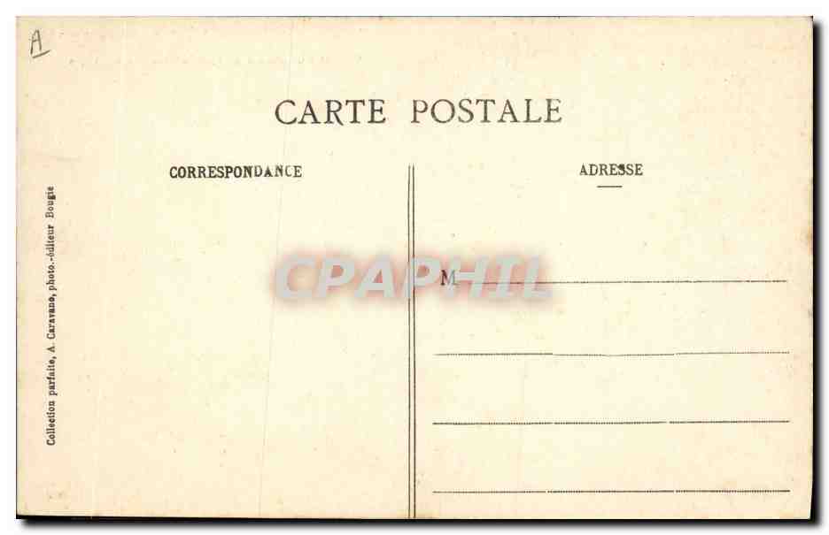 CPA Societe Anonyme des Chaux Hydrauliques et Ciments d'Algerie Usines a Bougie — Rückseite
