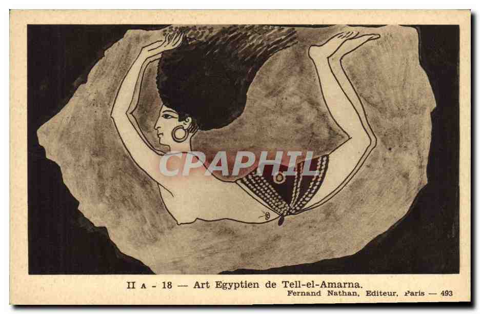CPA Egypt Egypte Art Egyptien de Tell el Amarna 