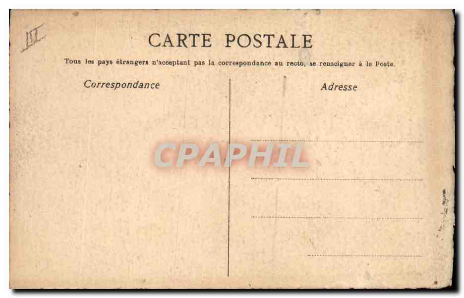CPA Fantaisie (dessin a la main) Fleurs  — Verso