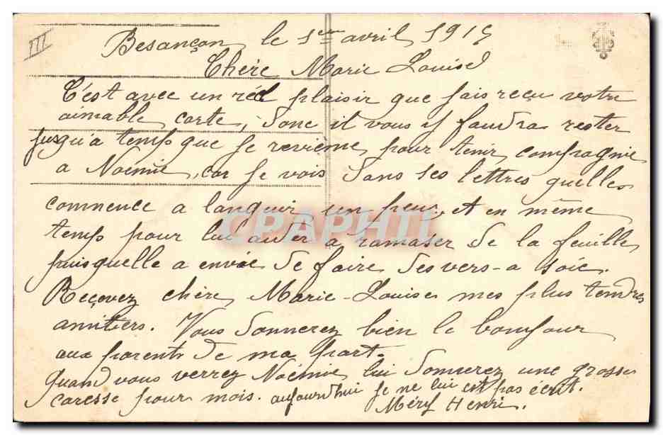 CPA Fantaisie (dessin a la main) Fleurs Drapeaux  — Verso