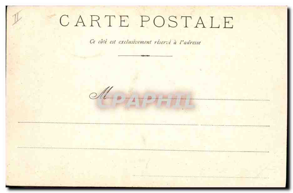 Château de Rothschild à Pregny — vue de façade — éditeur J.J. n° 183 — Reverso