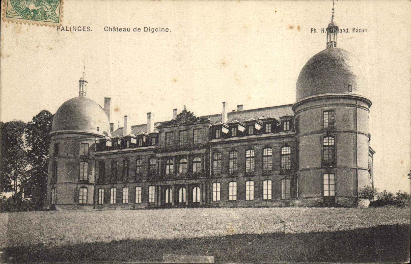 Palinges. Château de Digoin — Ph. H. Raimond, Mâcon