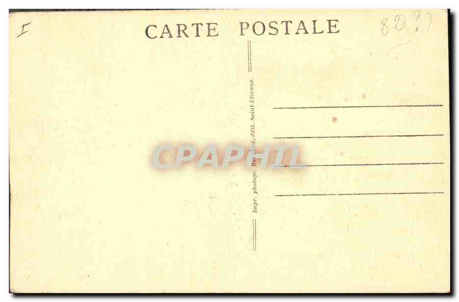 CPA Chateau Abbaye de Notre Dame de Saint Lieu Sept Fons Une des tours du mur d'enceinte  — Rückseite