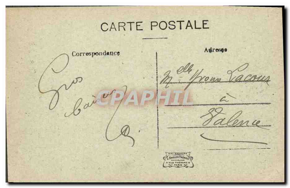 BÉTHISY Saint-PIERRE — Le Château de la Douye — Les Restes du Grand Hôtel — Éditeur Gaton Frères — Verso