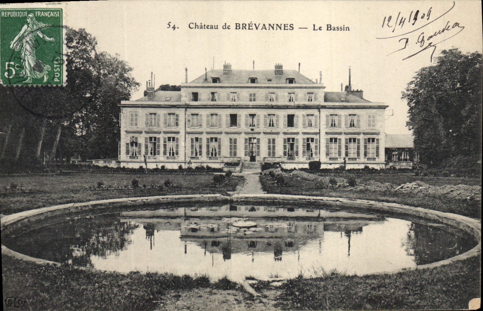 Château de BRÉVANNES — Le Bassin — Éditeur ELD