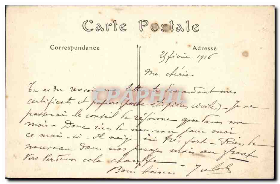 CPA Chateau Les Bois Chicot Cote Ouest  — Verso