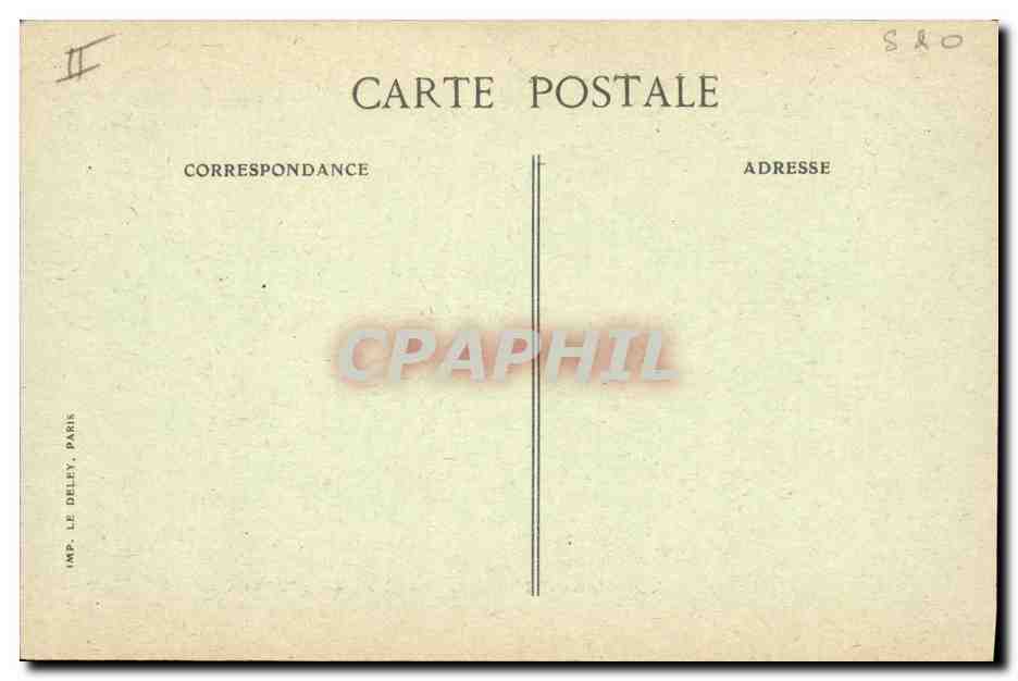 CPA Grotte Grottes Foret de Fontainebleau Barbizon Caverne des Brigands Sortie  — Rückseite