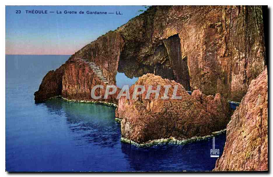 CPA Grotte Grottes  Theoule La grotte de Gardanne