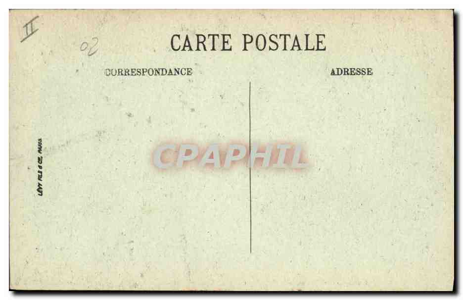 CPA Grotte Grottes Chateau Thierry Le vieux chateau Dans les souterrains La galerie des cachots  — Rückseite