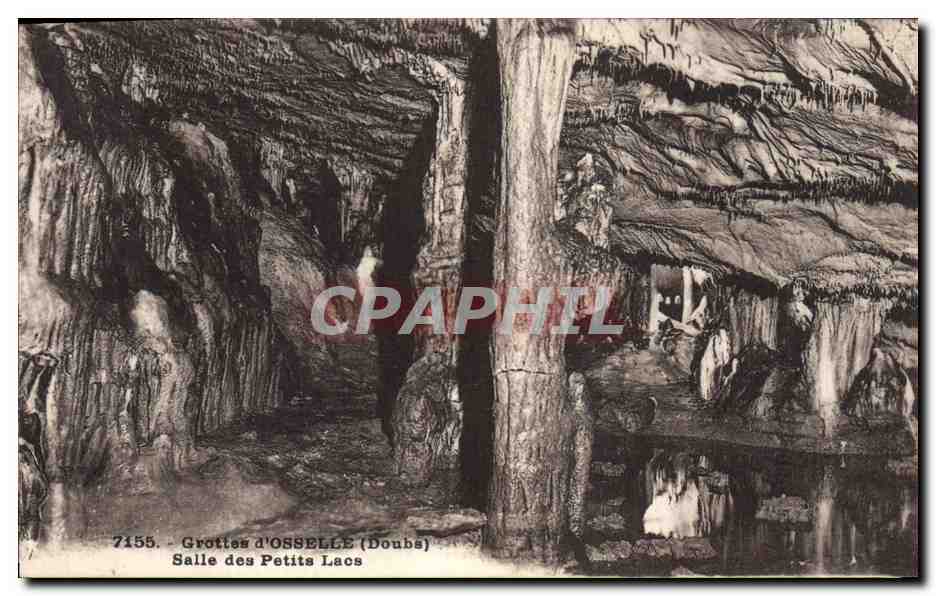 CPA Grotte Grottes d'Osselle Salle des petits lacs 