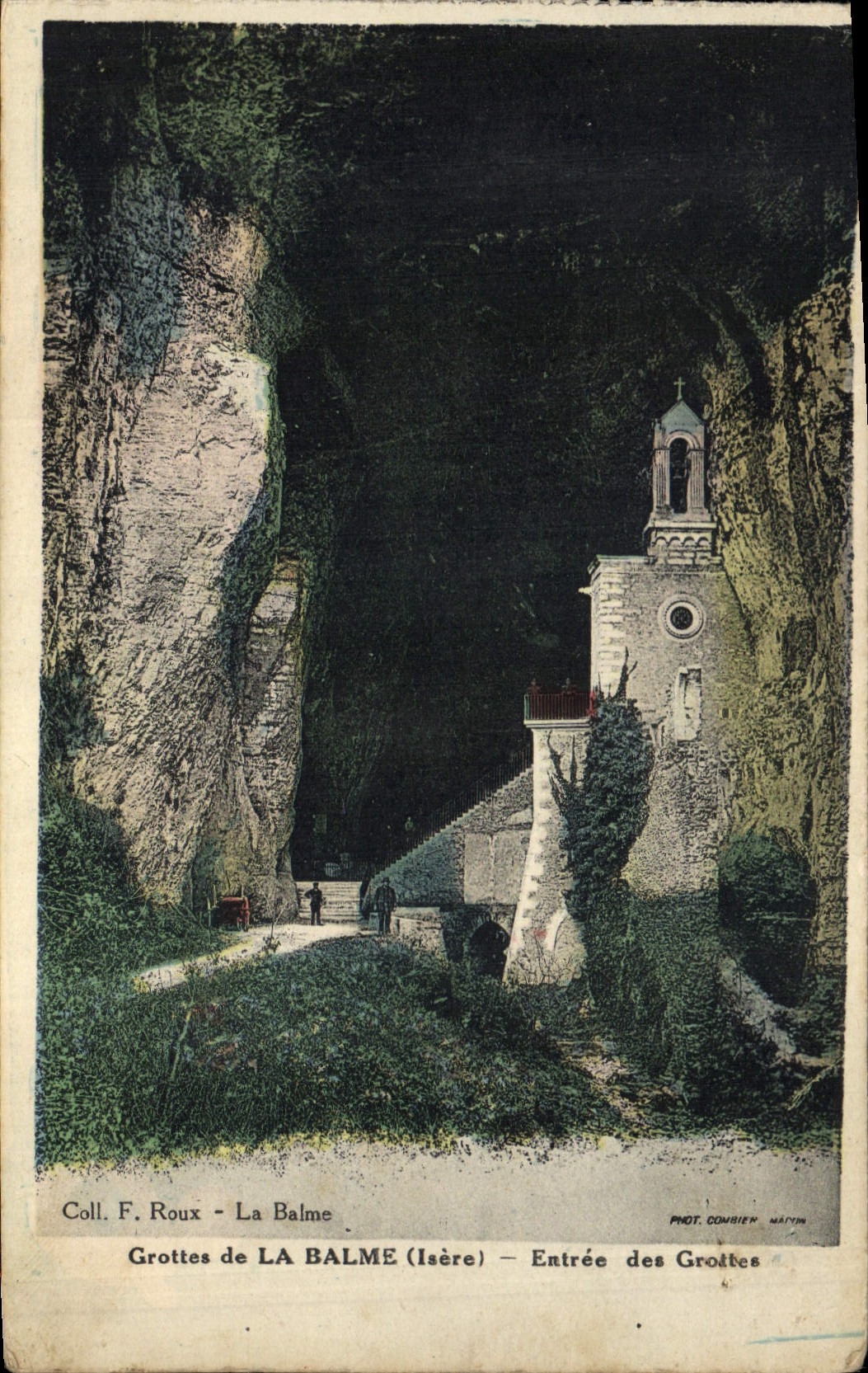 CPA Grotte Grottes de la Balme Isere Entree des grottes 