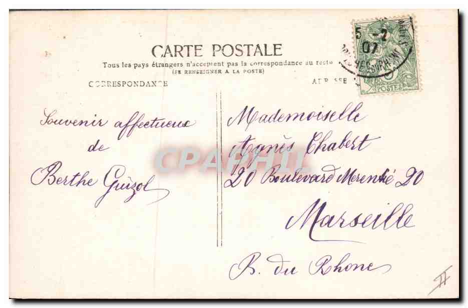 CPA Fantaisie Enfant Poupee Pardonnez nos offenses  — Rückseite