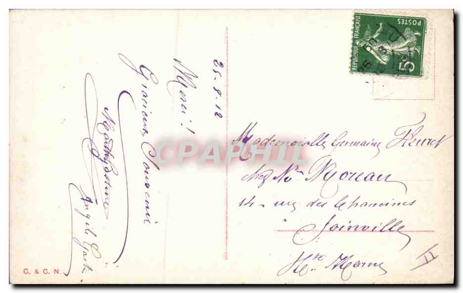 CPA Fantaisie Enfant Poupee Oies  — Rückseite