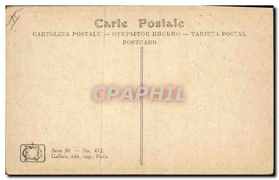 CPA Fantaisie Enfant Poupee Alsace — Rückseite