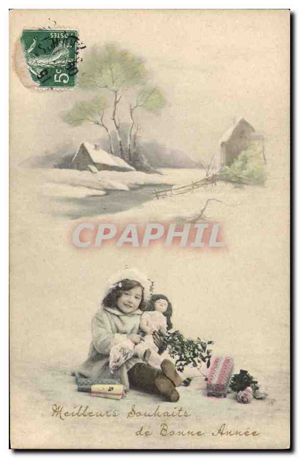 CPA Fantaisie Enfant Poupee  