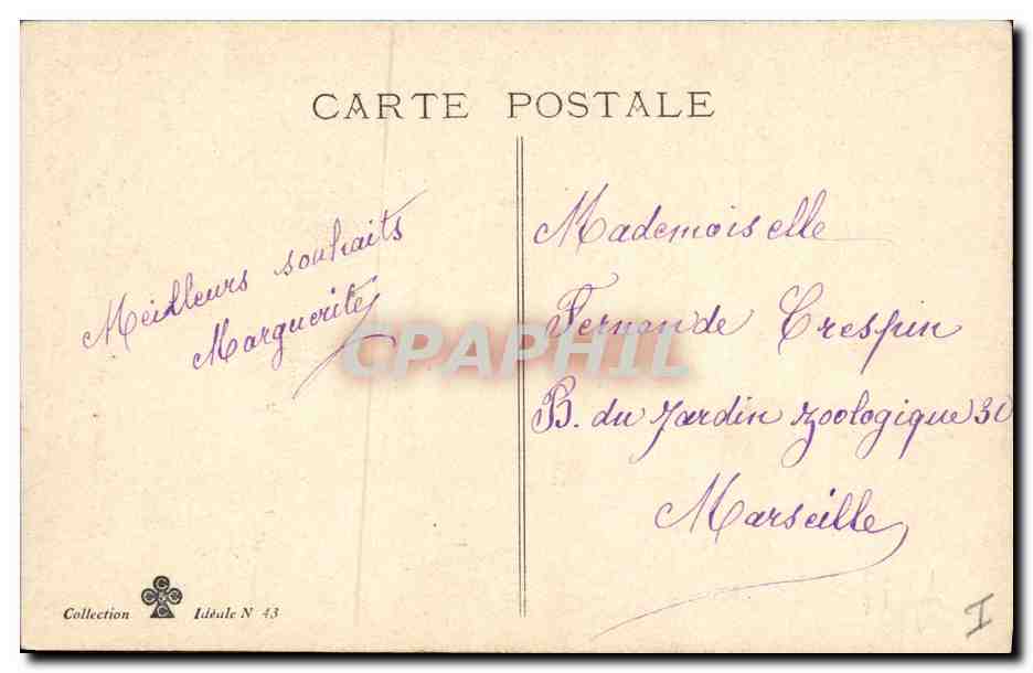 CPA Fantaisie Enfant Poupee   — Rückseite