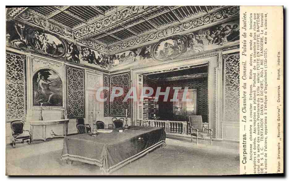 CPA Palais de justice Carpentras La chambre du conseil 
