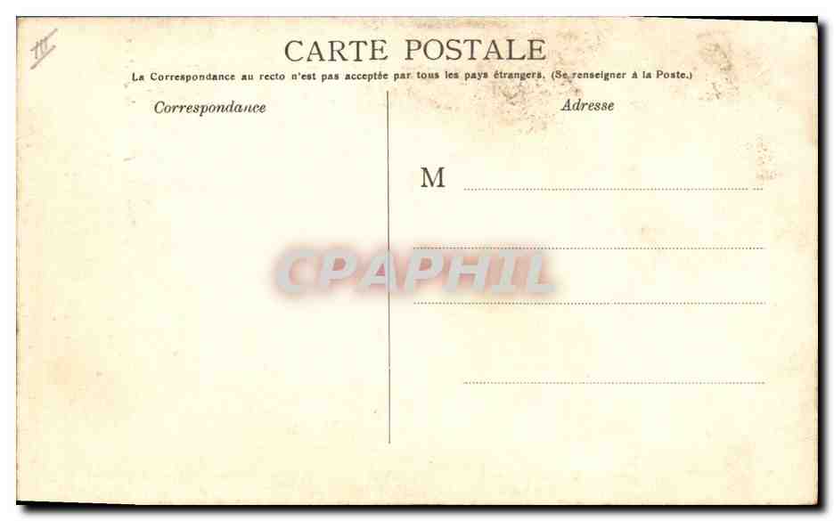 CPA Palais de justice Carpentras La chambre du conseil  — Verso