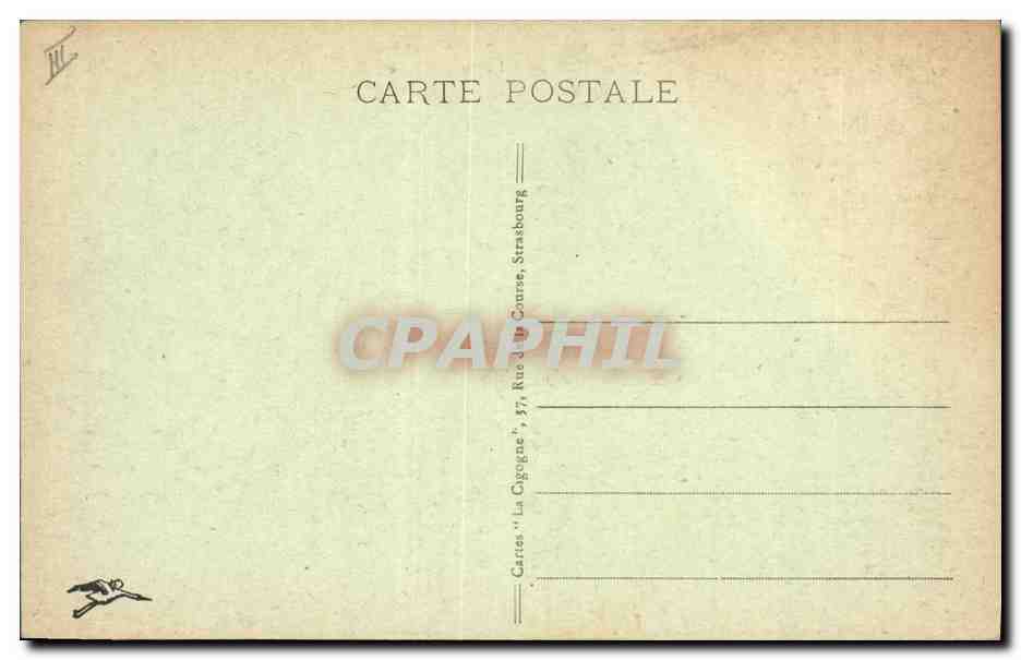 CPA Palais de justice Colmar La Cour d'Appel  — Verso