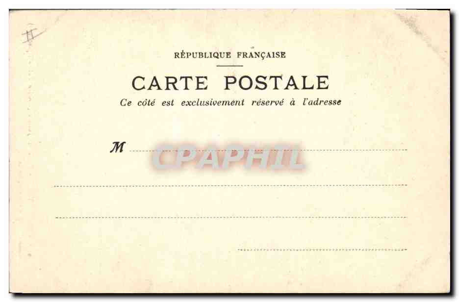 CPA Palais de justice Carpentras Ancien Palais Episcopal — Verso