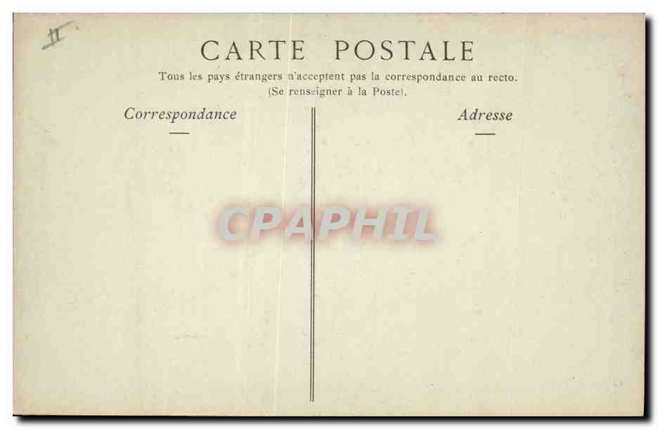 CPA Palais de justice Chalons sur Marne L'hotel de la Prefecture  — Verso