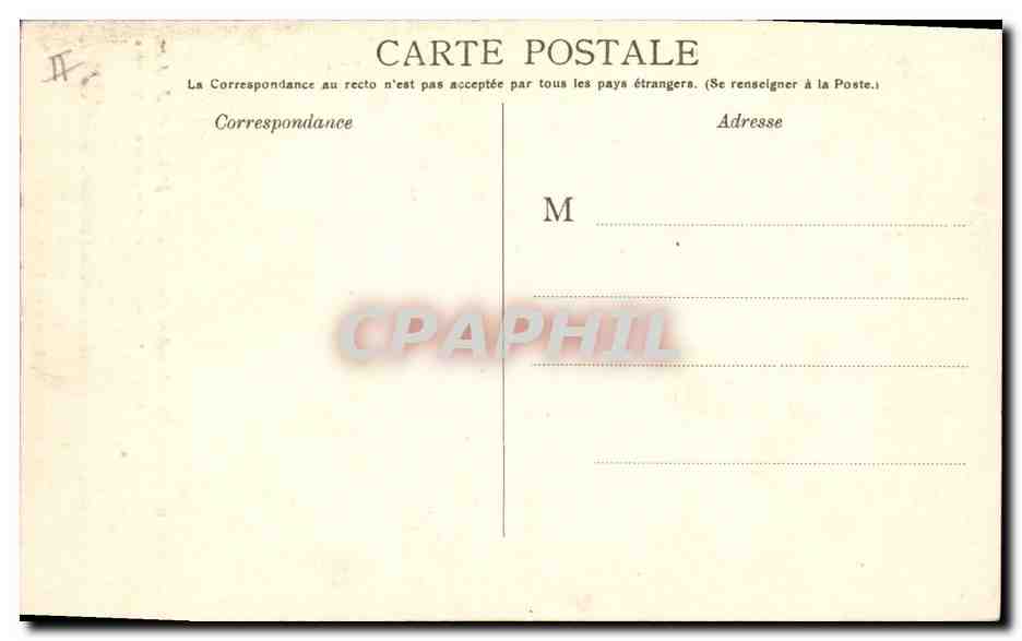 CPA Palais de justice Carpentras La cahmbre du conseil  — Verso