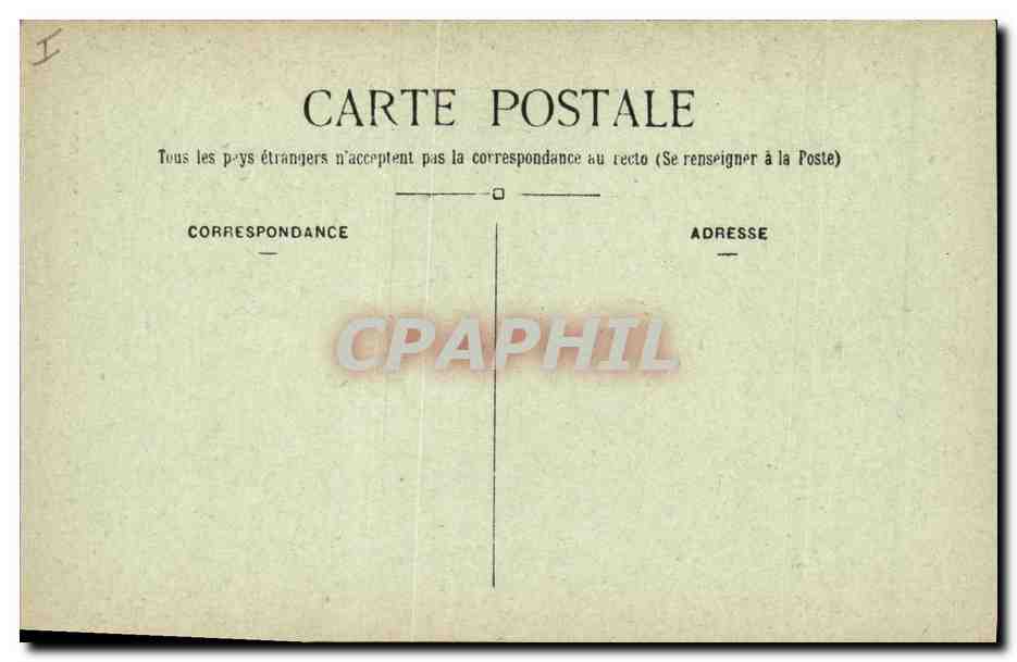 CPA Chateau de Chateaudin Le Tribunal revolutionnaire  — Rückseite