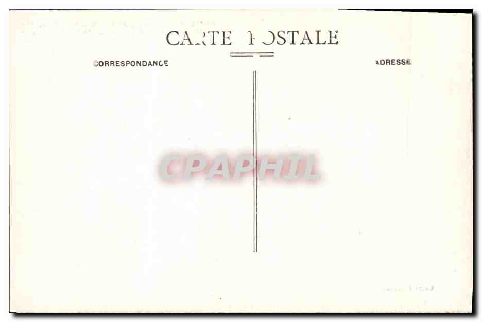 CPA Palais de justice Castelsarrasin Rue de la Fraternite Hotel de ville Palais de justice et Gendar — Verso