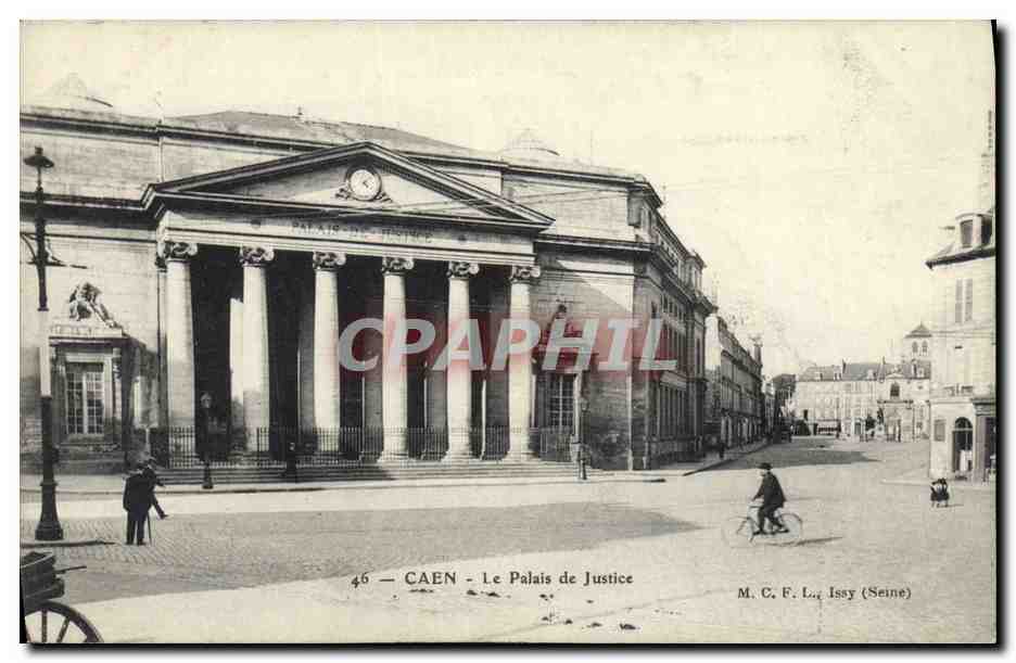 CPA Palais de justice Caen 