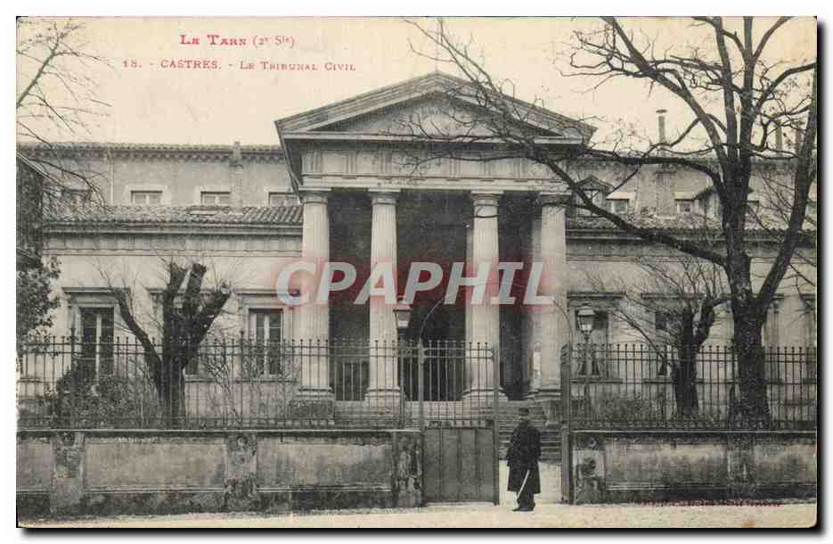CPA Palais de justice Castres Le Tribunal Civil 