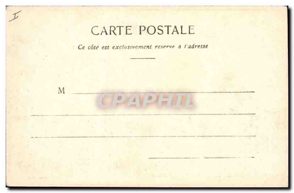 CPA Palais de justice Chambery  — Verso