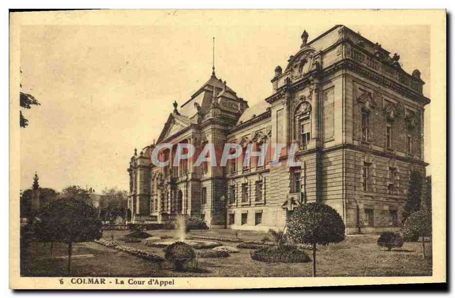 CPA Palais de justice Colmar La Cour d'Appel 