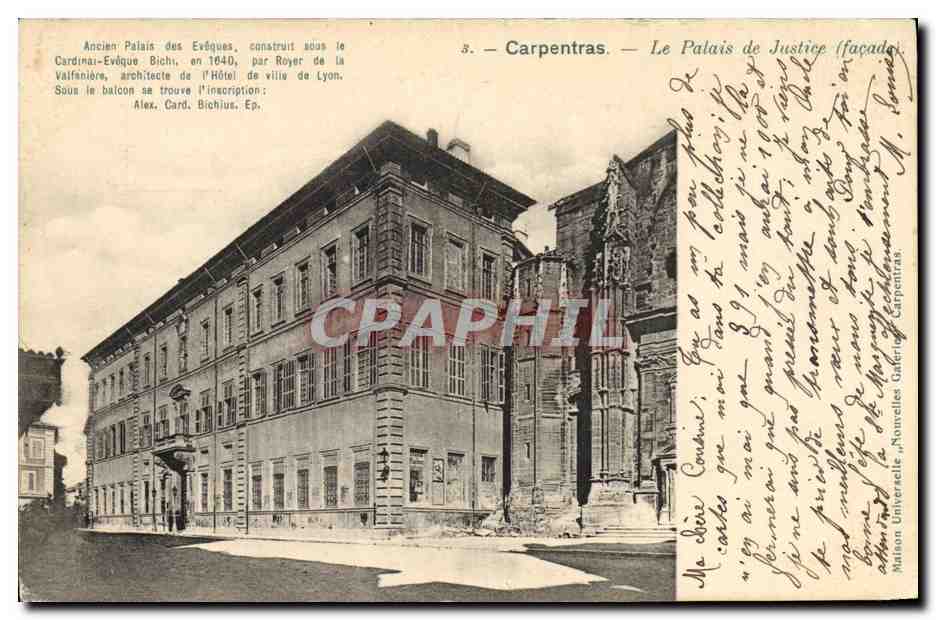 CPA Palais de justice Carpentras 