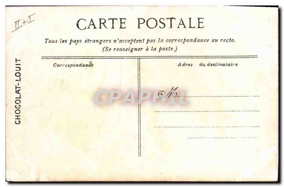 Le Charles Martel, cuirassé de 1ère classe — Marine française — Édité pour le CHOCOLAT-LOUIT — Verso