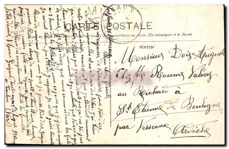Cuirassé d'Escadre "Charles-Martel" — Marine Militaire Française — Edit. Chanteperdron — Reverso