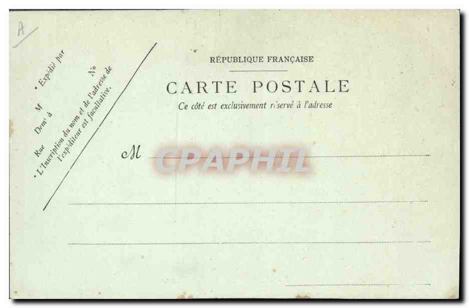 CPA Bateau de Guerre Le Cassini Aviso Torpilleur  — Verso