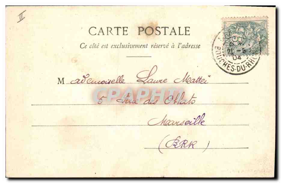 CPA Bateau de Guerre Le Charlemagne pendant la traversee de l'escadre revenant des Baleares Vue pris — Verso