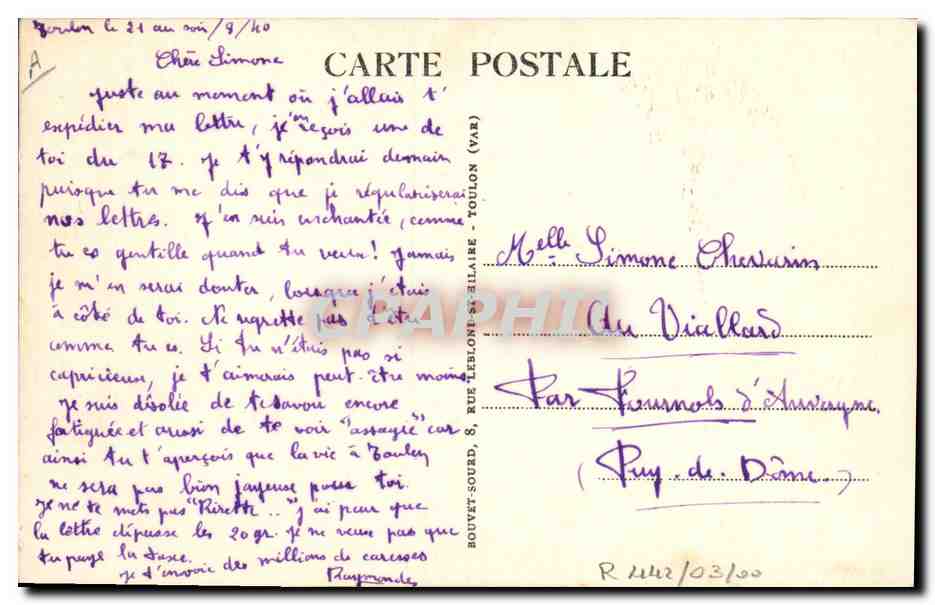CPA Bateau de Guerre Transport d'hydravions Commandant Teste Avion Aviation Hydravion  — Verso