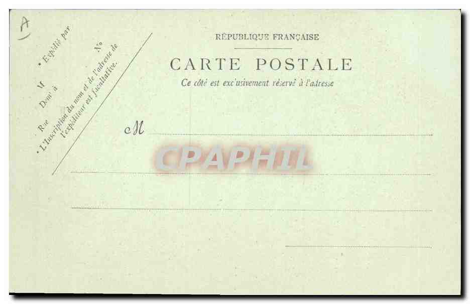 CPA Bateau de Guerre Le Courbet Cuirasse d'escadre a Reduit Central  — Verso