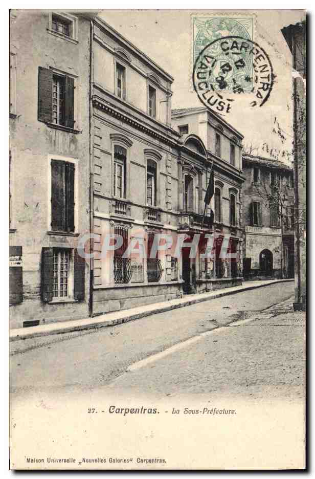 CPA Carpentras Sous Prefecture  