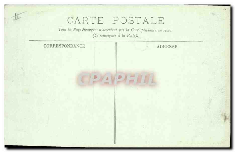 CPA Prefecture Caen  — Verso