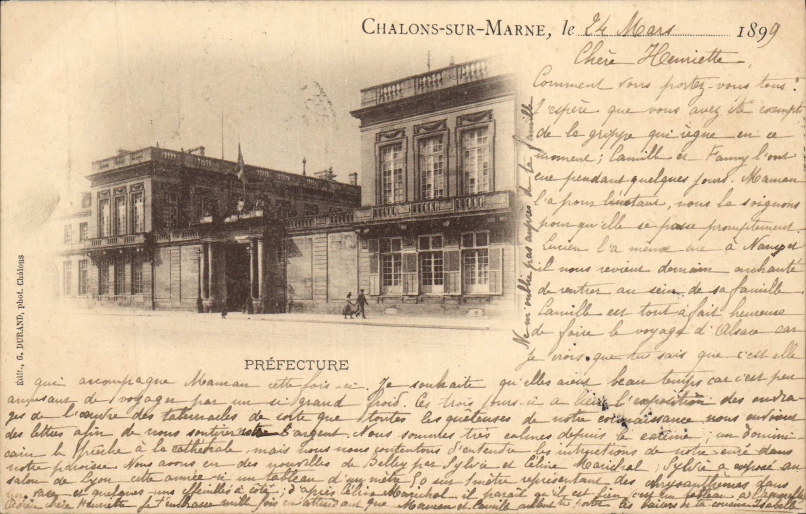 Chalons-sur-Marne, la Préfecture — vue architecturale — G. DUFRAND, phot. Chalons