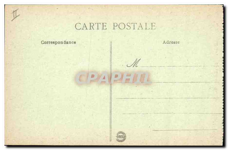 CPA Prefecture Caen  — Verso