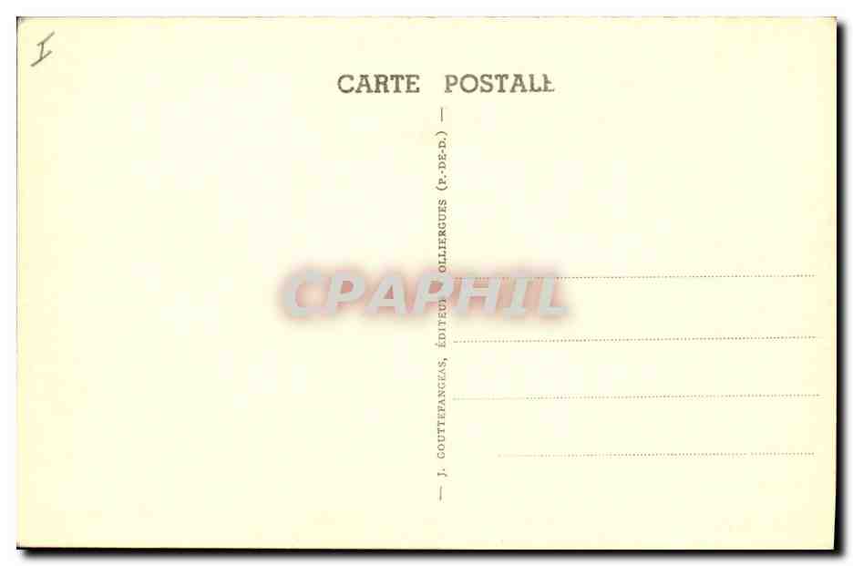 CPA Prefecture Clermont Ferrand  — Verso