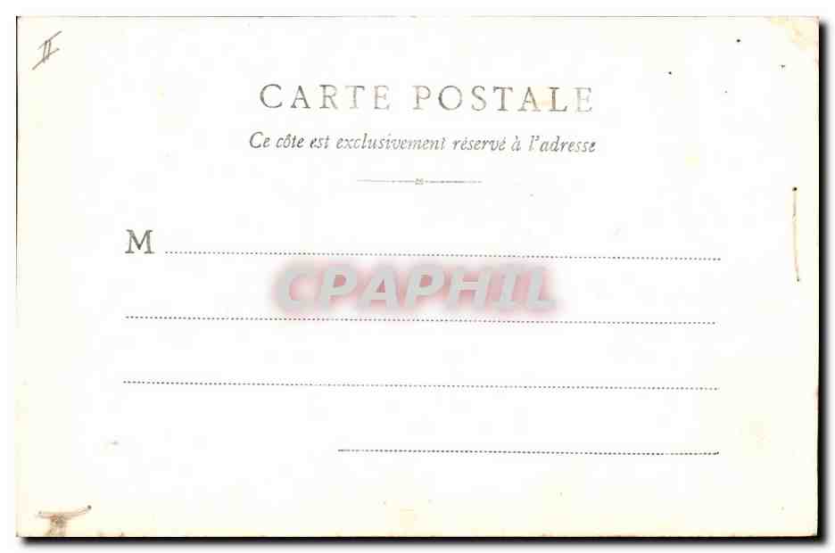 CPA Prefecture Chambery  — Verso