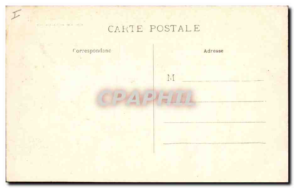 CPA Chalons sur Marne Hotel de la Prefecture   — Verso