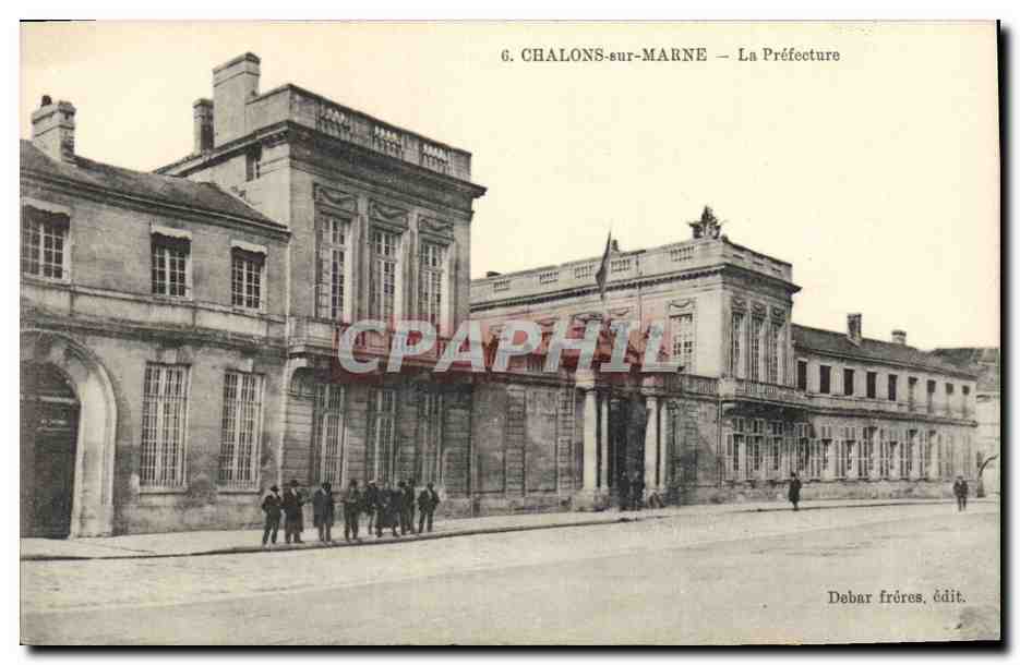 CPA Prefecture Chalons sur Marne 